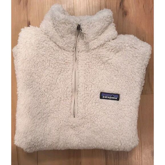 Patagonia Women's Los Gatos 1/4 Zip Pullover Fleece Birch White Size M Fall 2020 - Picture 5 of 7